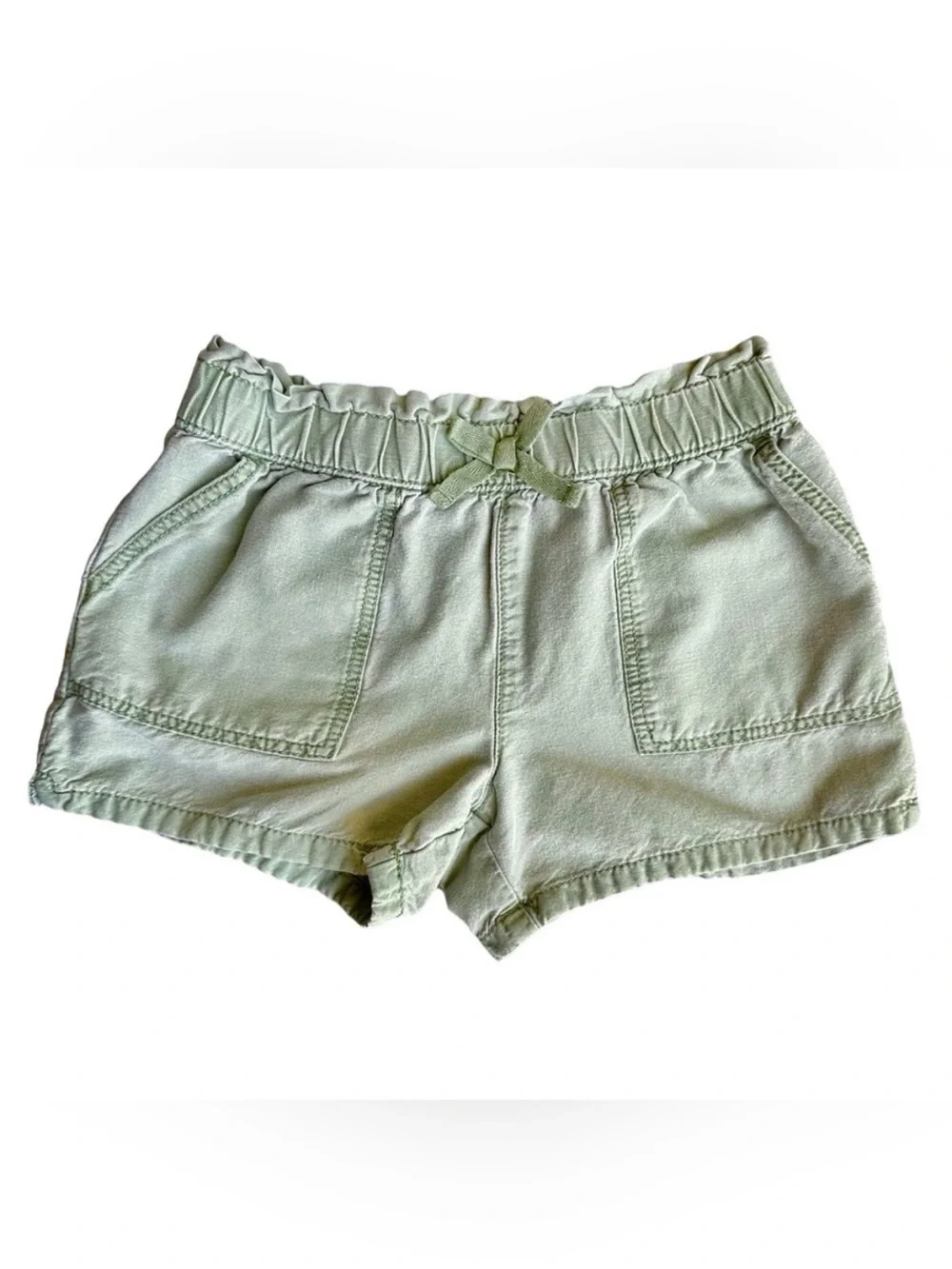Oshkosh B'Gosh 6/6x girls green cotton shorts